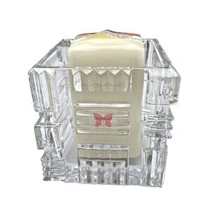 Waterford Marquis Crystal‎ Cubist Candle Holder 4" Unused New in Box Rare